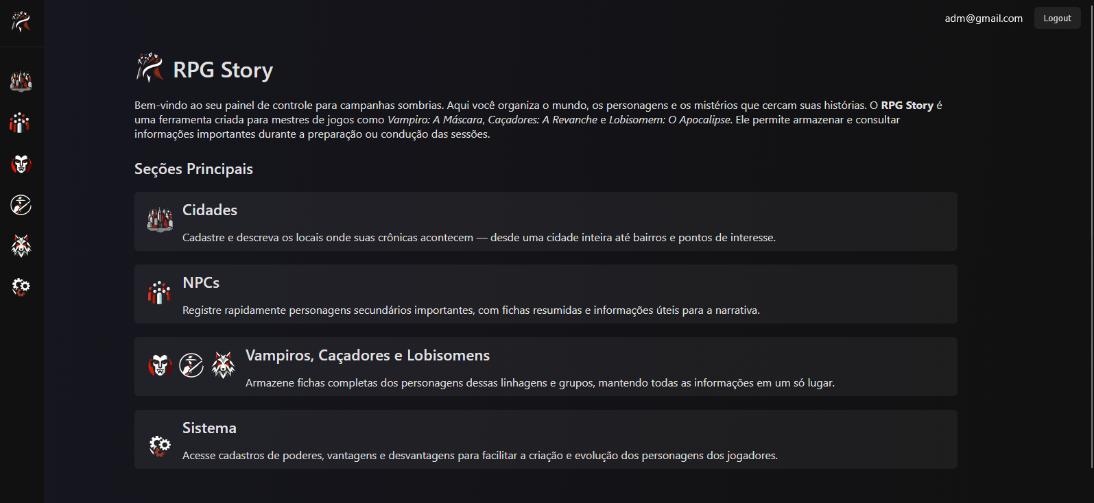 Projeto Rpg History